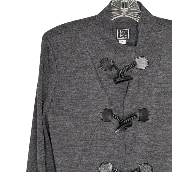 Vintage Joan Fagin New York 3 Piece Gray Blazer (M) Pants and Skirt (Both S) Set - Picture 3 of 16